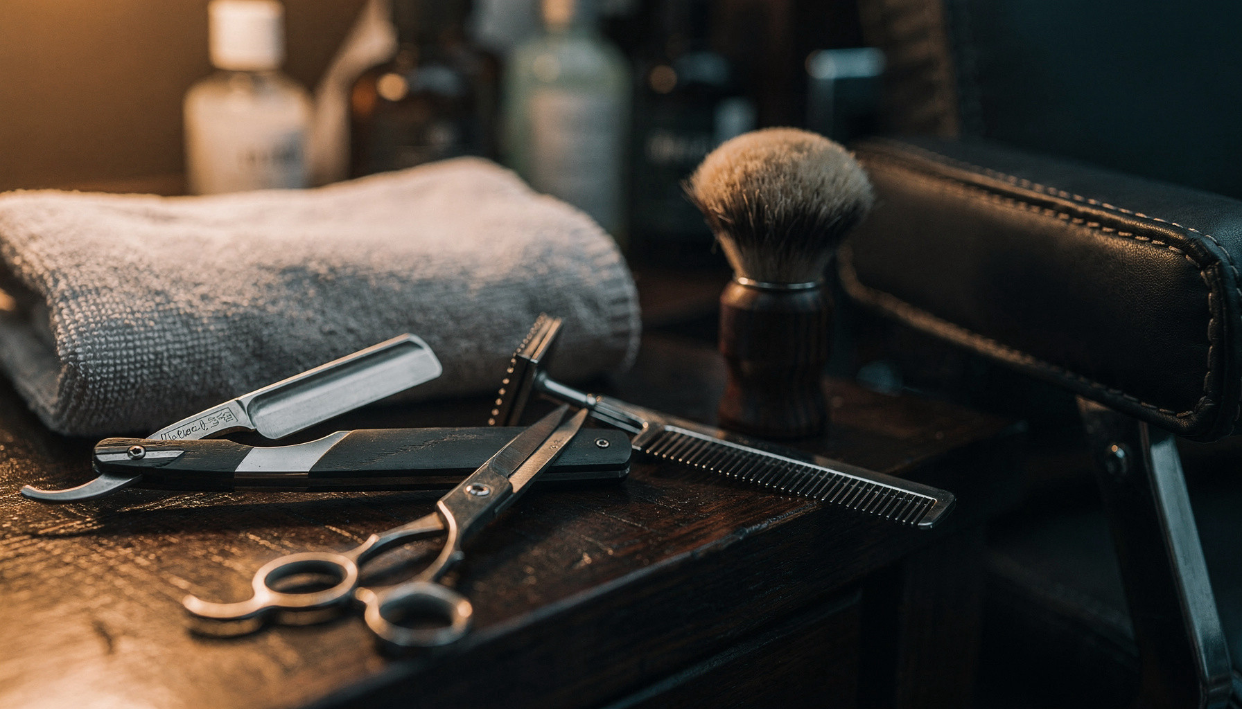 Hair Saloon — hair salon barbershop website built with WebZum AI website creator