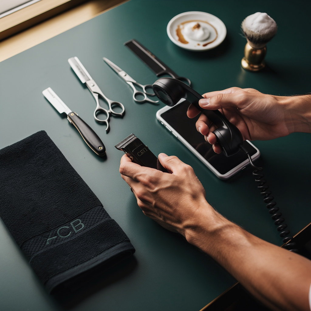 Hair Saloon welcoming salon environment for professional men's grooming services