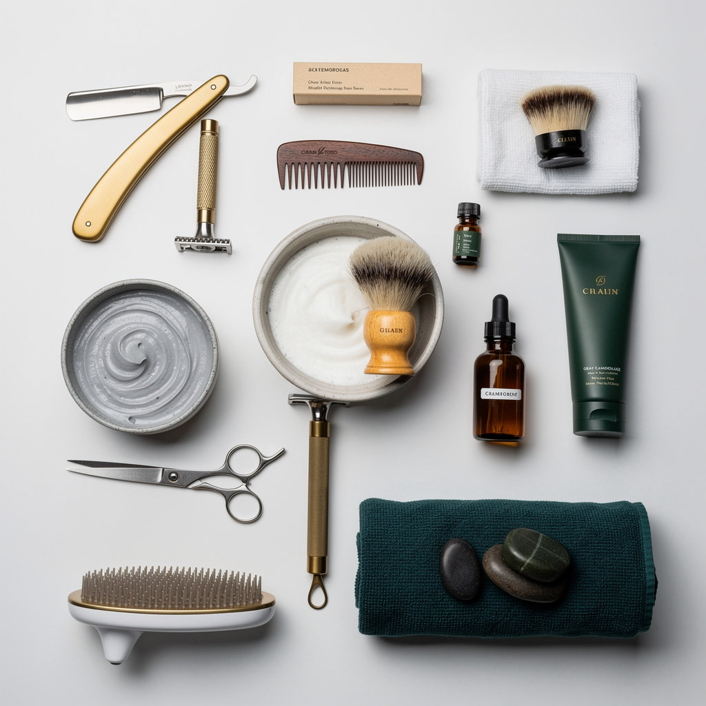 Hair Saloon specialized grooming services including straight razor shaves and beard treatments